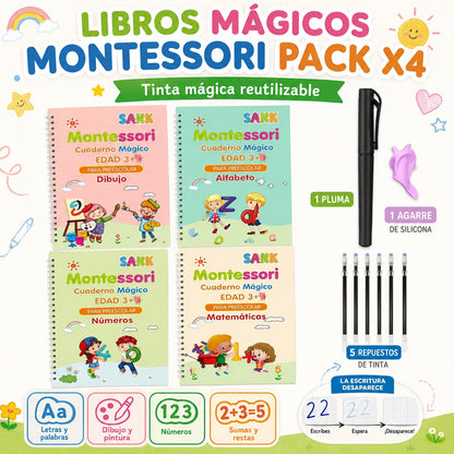 SET- LIBROS MAGICOS X 4
